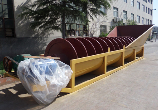 Spiral Sand Washer for sand cleaning, classification and dewatering