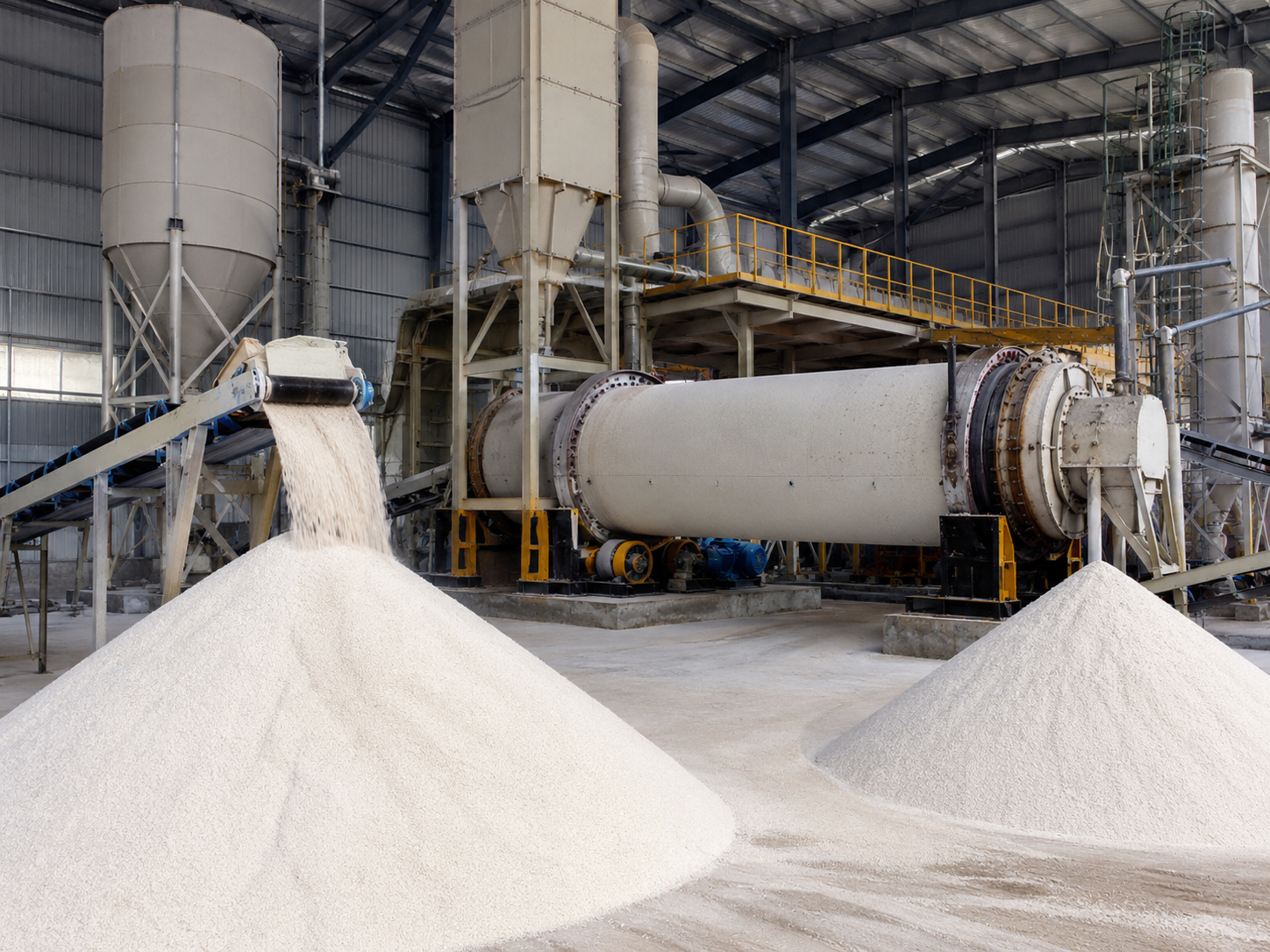 River sand dryer for quartz sand drying and stable moisture control in quartz sand production lines
