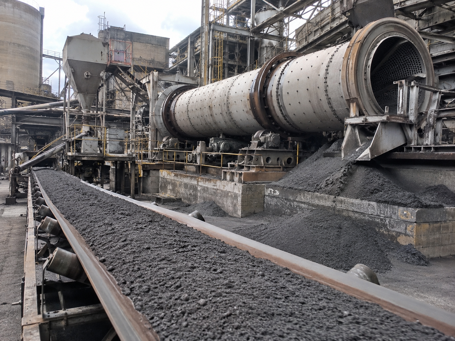 River sand dryer for slag drying mineral powder drying and industrial powder material drying