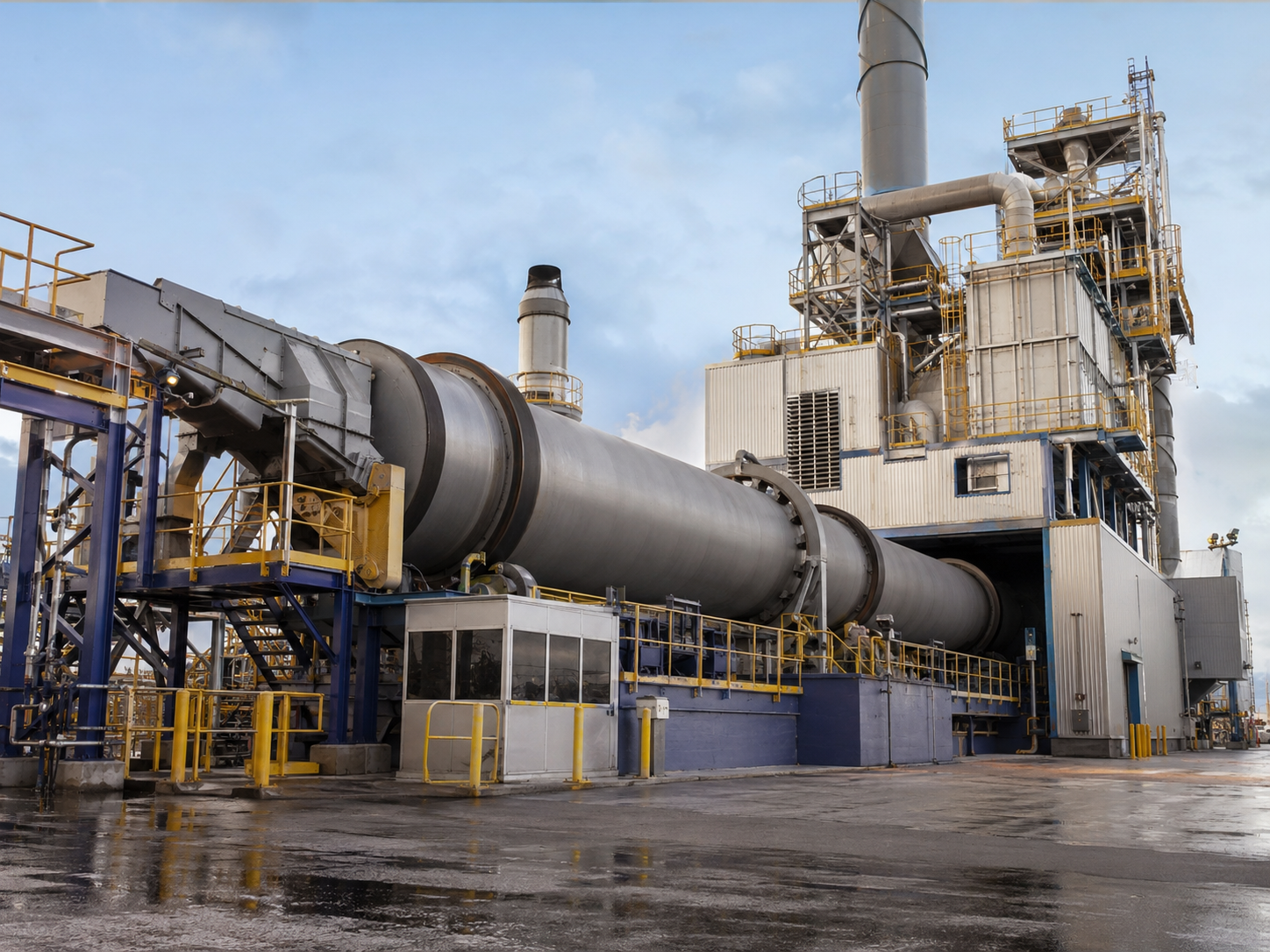 Rotary kiln for environmental thermal treatment, solid waste processing, hazardous material treatment, and industrial waste calcination