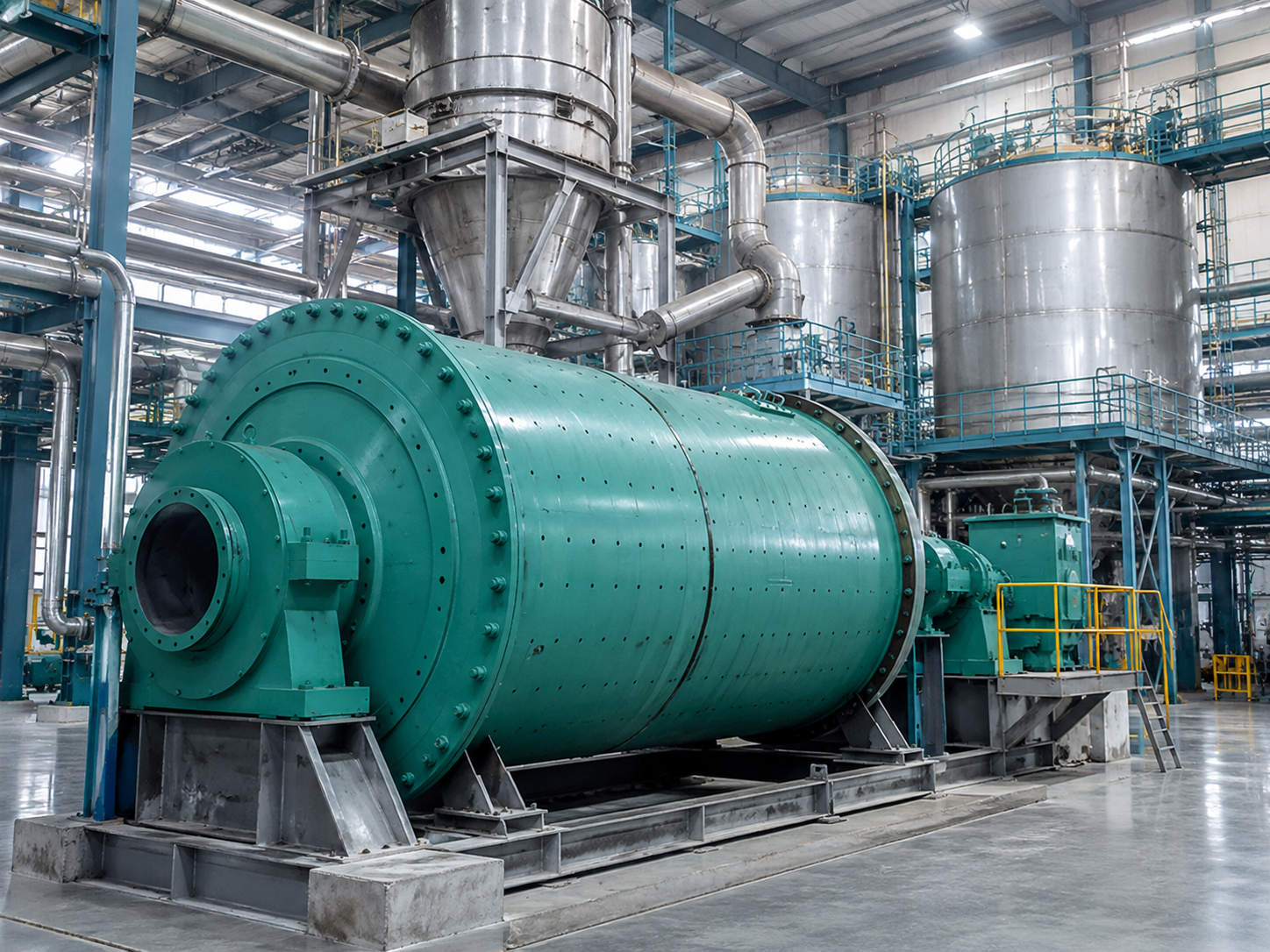 Steel ball coal mill for chemical engineering applications, pulverized coal preparation, industrial heating, and coal grinding