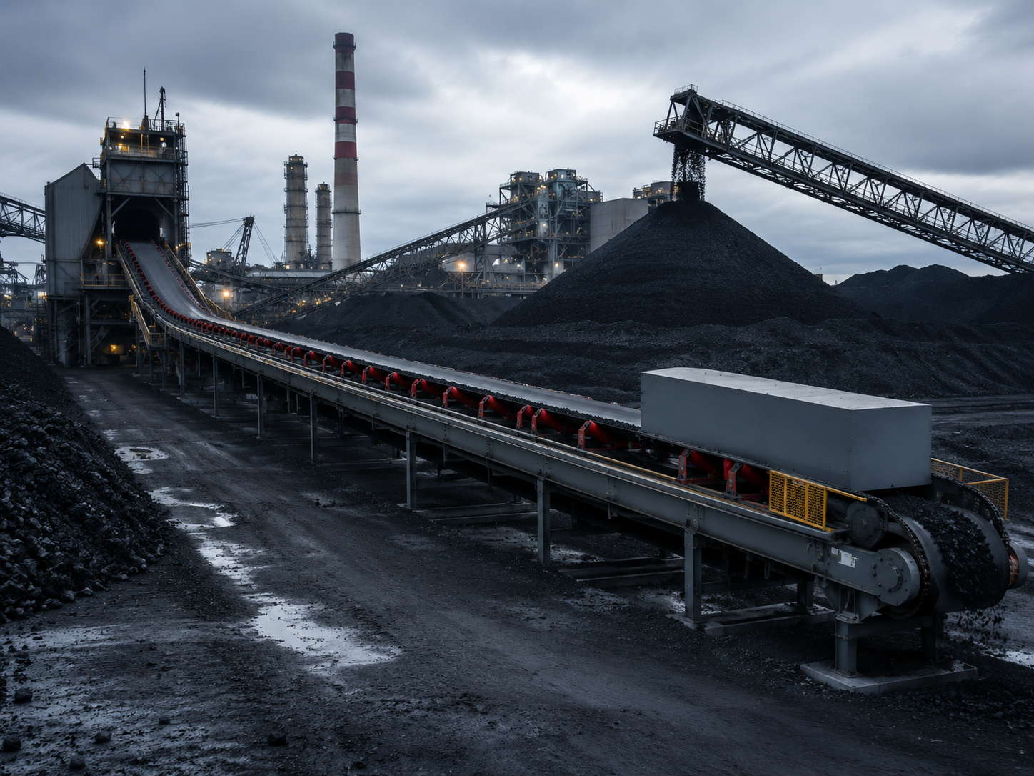 TD belt conveyor for coal handling, power plant coal conveying, coal gangue transport, and long distance bulk material transfer