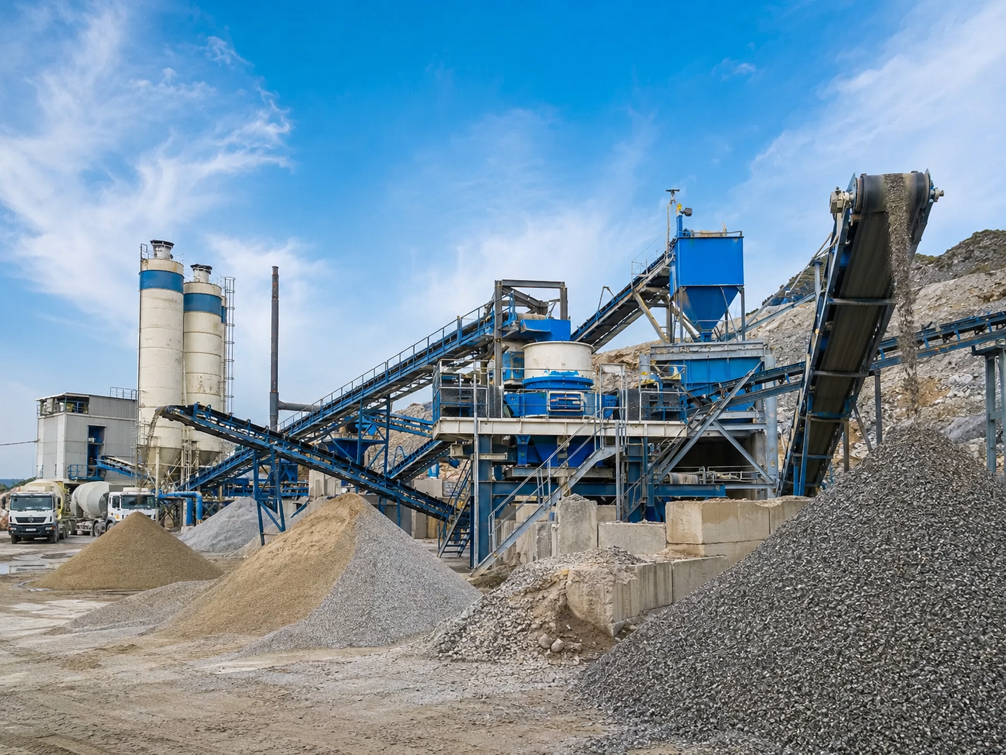 VSI vertical shaft impact crusher for concrete sand asphalt aggregate shaping and manufactured sand production