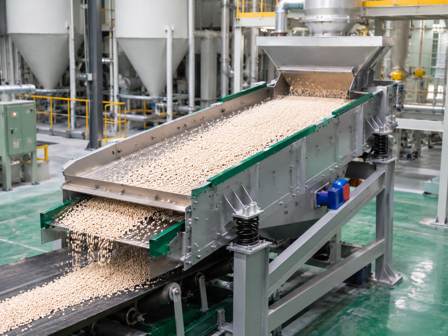 ZK series linear vibrating screen for chemical granule screening, fertilizer screening, powder material separation, and industrial bulk solids