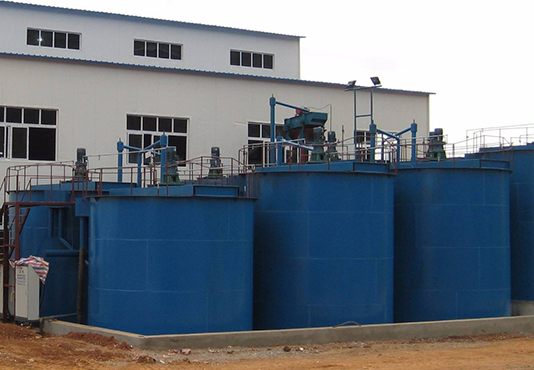 Leaching Agitation Tank for gold cyanidation, ore slurry mixing and hydrometallurgy processing
