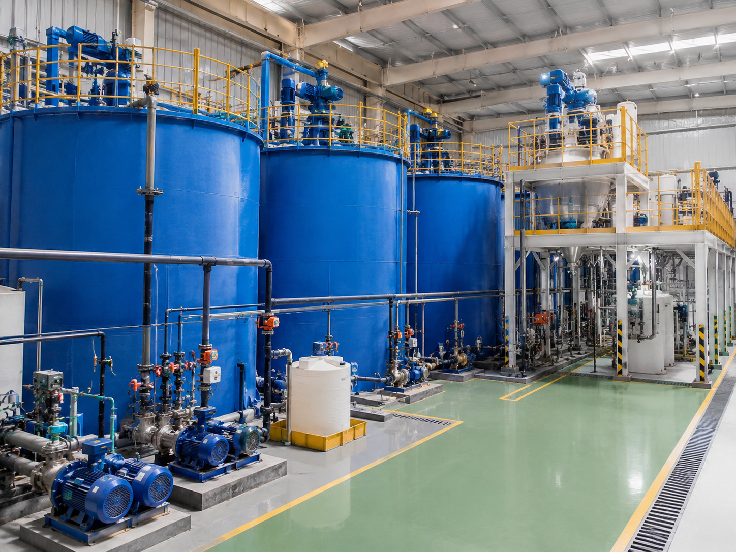 Leaching agitation tank for lime slurry preparation, chemical reagent mixing, industrial slurry agitation, and mineral processing