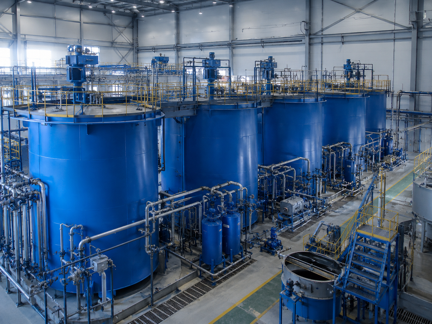 Leaching agitation tank for precious metal ore leaching, hydrometallurgy processing, slurry agitation, and mineral recovery