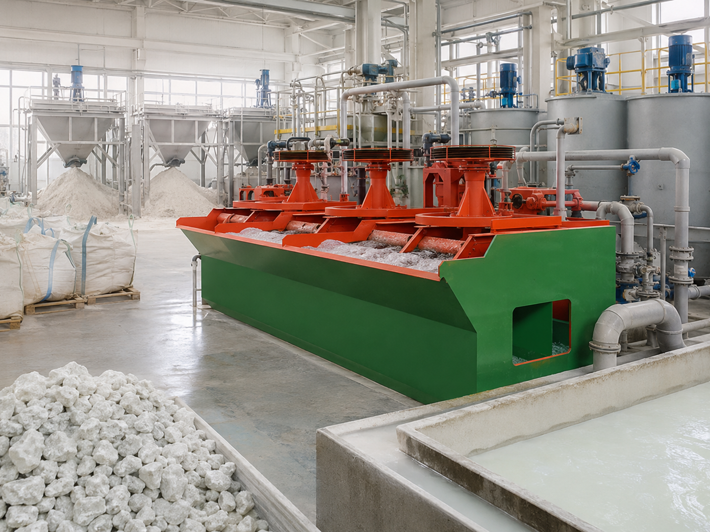 SF flotation machine for fluorite talc coal phosphate non-metallic mineral flotation and chemical mineral recovery