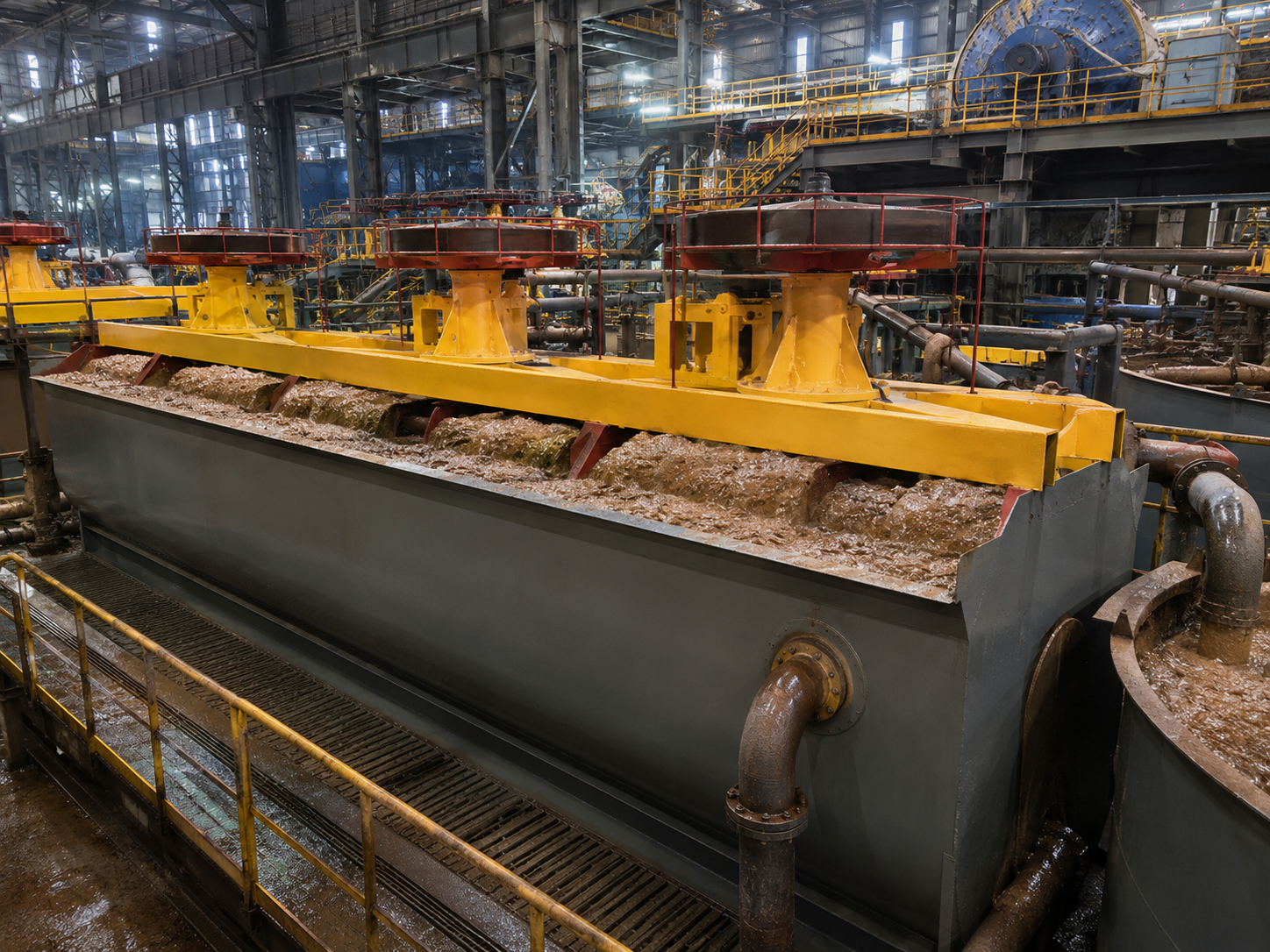 XCF flotation machine for copper ore flotation, mining beneficiation plants, concentrate recovery, and mineral processing