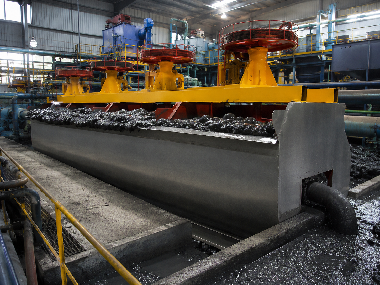XCF flotation machine for fluorite flotation, talc recovery, graphite beneficiation, coal flotation, and non-metallic mineral processing