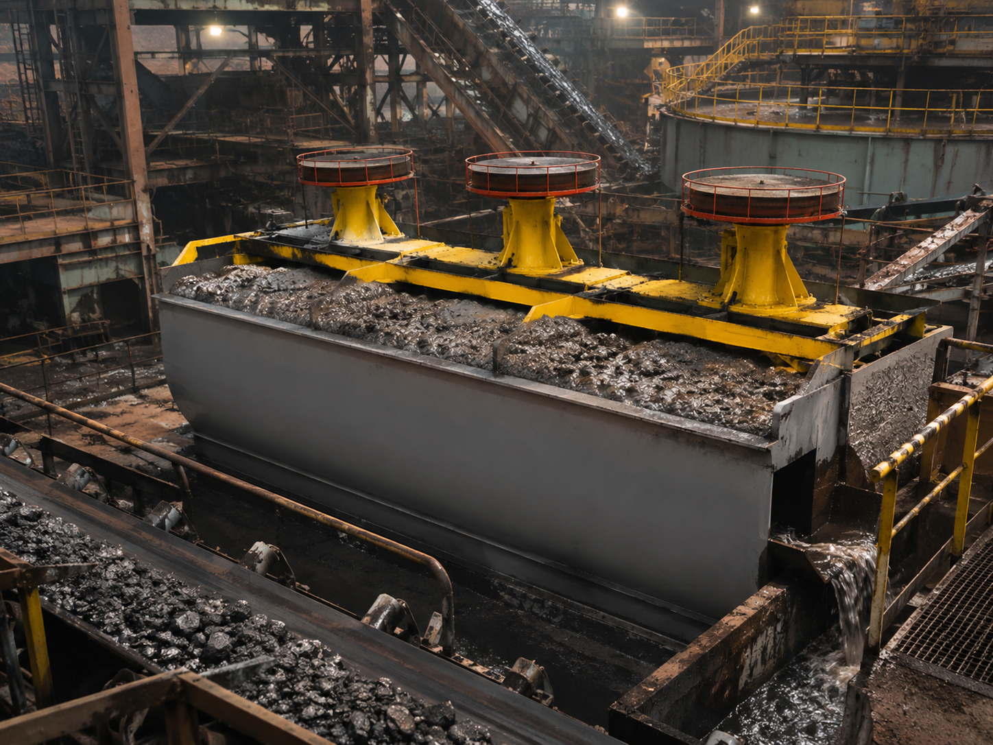 XCF flotation machine for iron ore, manganese ore, chromium ore flotation separation, and metallurgical beneficiation